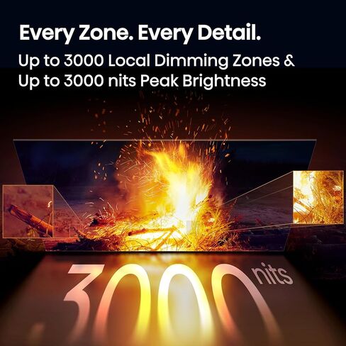 تلفزيون Hisense 65 بوصة U7 Mini-LED ULED 4K UHD أفضل تلفزيون ذكي للألعاب HDR Smart Fire (65U7SF، 2026 جديد) - Hi-QLED، 165 هرتز أصلي، VRR 330، Dolby Vision IQ · Atmos، IMAX Enhanced، مضاد للانعكاس، 2.1.2 قناة، Alexa+ in Kuwait