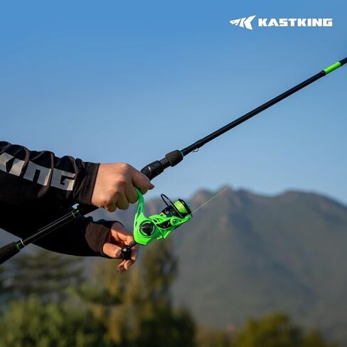 KastKing Zephyr Dual Tip Fishing Rod, Lightweight KastFlex IM6 Graphite Spinning & Casting Rod with Zirconium Oxide Ring Guides, Hook Keeper, EVA Grip, PTS Power Transition System in Saudi Arabia
