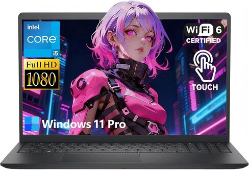 Dell Touchscreen Laptop Computer, Intel 10-Core i5-1334U(Beat Ryzen 7 7730U), 32GB RAM 1TB SSD, Win 11 Pro WiFi6 Long Battery Life Bluetooth, 15.6" 2K Laptops for Gaming Business in Saudi Arabia