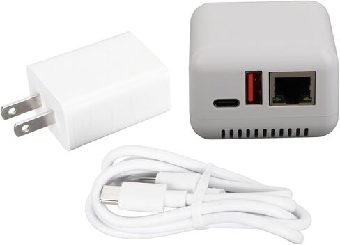 SUNGOOYUE USB 2.0 Network Print Server, LAN Print Share Server with Wireless Printing Function and Type C Port, for 3.4 (US Plug) in Saudi Arabia
