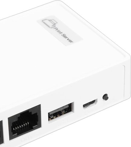 Zunate USB Print Server for Wireless WiFi Printer Sharing, Network for and OS X with Ethernet Port and USB Device Compatibility for Office Use in Saudi Arabia