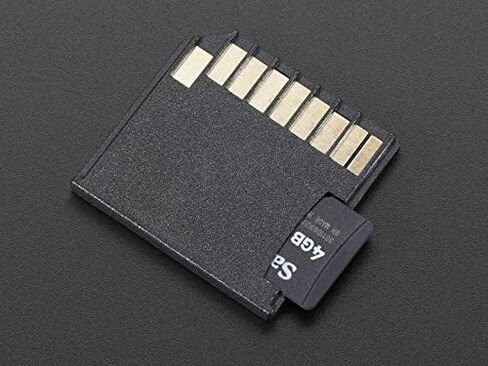 Adafruit Black Shortening microSD Adapter for Raspberry Pi & Macbooks [ADA1763] in Saudi Arabia