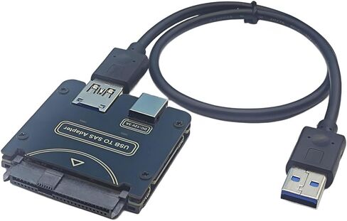SFF-8482 SAS Hard Disks to USB 3.0 Converter Adapter USB 3.0 to SAS Adapter in Saudi Arabia