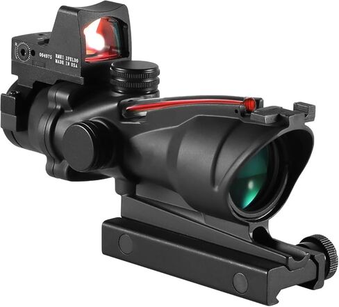 4x32 نمط البصر الأحمر الألياف نقطة البصر البصريات نقطة حمراء صغيرة الألومنيوم الأسود in Kuwait