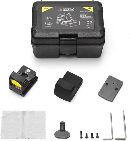 CNC-Machined Fiber Optic Set Front & Rear Handgun Sights for Glock Pistols Standard Models Tactical 20mm -Mini Red Dot Sight in Saudi Arabia