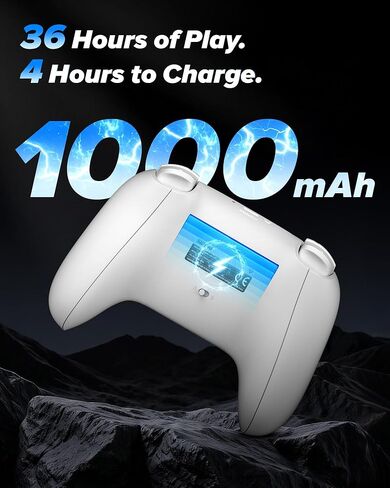 8Bitdo 64 Bluetooth Controller for Analogue 3D, Switch, Switch 2, Windows PC, and Android (White) in Saudi Arabia