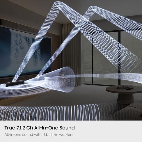 Samsung Q-Series Soundbar HW-QS90H 7.1.2ch All-in-One Soundbar w/Built-in Woofers, Wireless Dolby Atmos, Q-Symphony, Convertible Fit, SpaceFit Sound Pro, Game Mode Pro, Alexa Built-in (2026 Model) in Saudi Arabia
