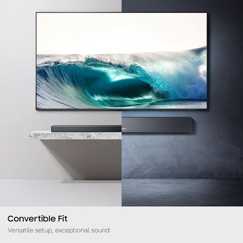 Samsung Q-Series Soundbar HW-QS90H 7.1.2ch All-in-One Soundbar w/Built-in Woofers, Wireless Dolby Atmos, Q-Symphony, Convertible Fit, SpaceFit Sound Pro, Game Mode Pro, Alexa Built-in (2026 Model) in Saudi Arabia