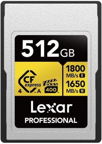 بطاقة الذاكرة Lexar Gold Series Professional 512GB CFexpress 4.0 Type-A in Saudi Arabia