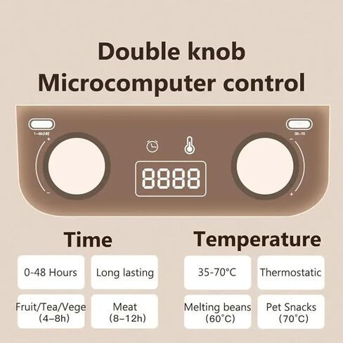 Food Dehydrator Machine,Small Food Dehydrator Dryer,5 Stackable Trays Freeze Dryer, Digital Timer & Adjustable Temperature Control Dehydrator for Jerky,Herb Drying Rack for Fruits,Meat,Snacks in Saudi Arabia