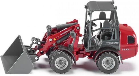 SIKU 3059، لودر Weidemann Hoftrac بأربع عجلات، 1:32، معدن/بلاستيك، أحمر، ذراع تحميل متحرك ومجرفة in Saudi Arabia