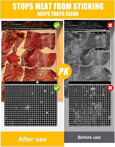 130PCs Dehydrator Sheets Compatible with COSORI 5-Tray Food Dehydrator, Includes 100 Normal & 30 Perforated Parchment Paper Liners, Non Stick Greaseproof Paper for Jerky, Fruit Leather, and Dog Treats in Saudi Arabia