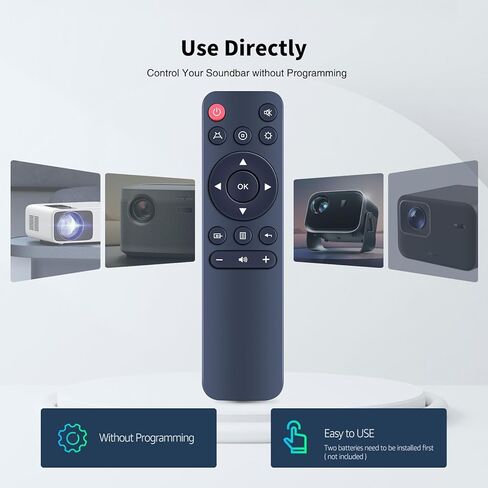 جهاز تحكم عن بعد بديل لأجهزة عرض YABER V9، Y30، Y31، Y21، 5G WiFi DLP 1080P Mini Movie Home Theater in Saudi Arabia