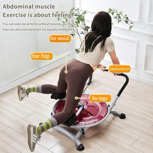 Ocdin Ab Circle Pro Fitness Turntable Abdominal Trainer - Home Gym Core Equipment with Rotatable Kneeling Pad in Saudi Arabia