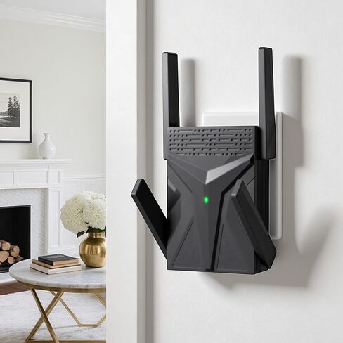 2026 AC2100 WiFi Extender - 2100Mbps WiFi Extender Signal Booster for Home-Dual Band (2.4G/5.8G), WiFi Booster Up to 13,888 sp.ft, Faster Speed,Easy Setup,Support 100+ Smart Devices in Saudi Arabia