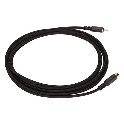 Composite Cable Male to Female Extension Cord, Double Shielded with Gold Plated Connectors for HDTV Subwoofer Speaker (#2) in Saudi Arabia