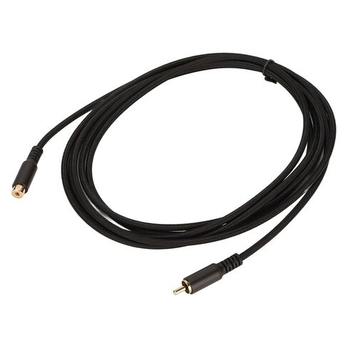 Composite Cable Male to Female Extension Cord, Double Shielded with Gold Plated Connectors for HDTV Subwoofer Speaker (#2) in Saudi Arabia