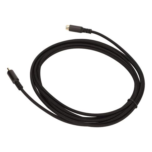 Composite Cable Male to Female Extension Cord, Double Shielded with Gold Plated Connectors for HDTV Subwoofer Speaker (#2) in Saudi Arabia