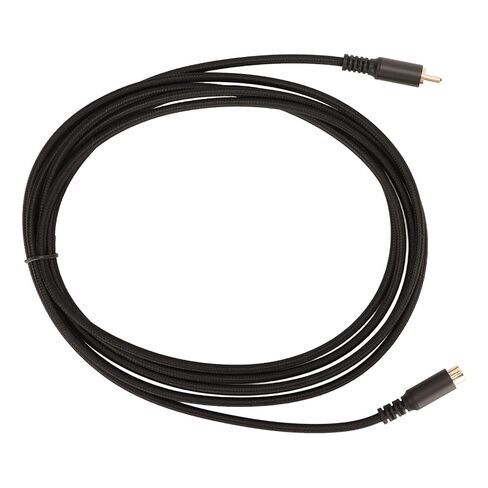 Composite Cable Male to Female Extension Cord, Double Shielded with Gold Plated Connectors for HDTV Subwoofer Speaker (#1) in Saudi Arabia