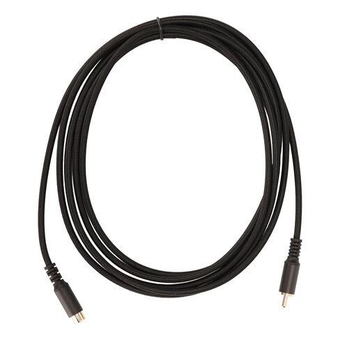 Composite Cable Male to Female Extension Cord, Double Shielded with Gold Plated Connectors for HDTV Subwoofer Speaker (#1) in Saudi Arabia