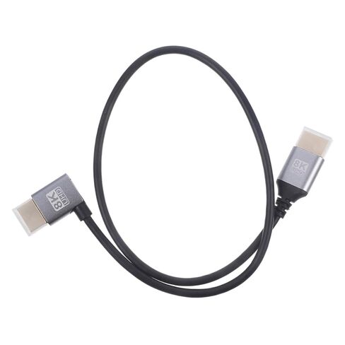 BESPORTBLE 8k High Speed Video Cable 1m Left Bent Male to Male Connector for PC and Tv Monitor Laptop Accessory in Saudi Arabia