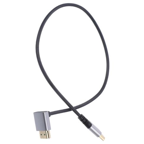 8k High Definition 2.1 Video Cable Male to Male Cord 1 Meter Downward Angle Monitor Connector for Tv Projector Display Electronics in Saudi Arabia