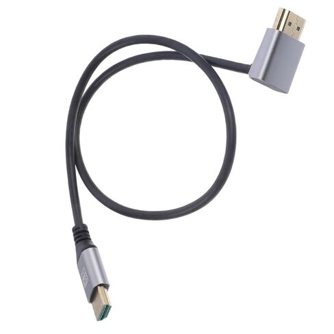 KALLORY 8k High Speed Digital Video Male to Male Cable 1m Downward Angle Connector for Tv Monitor Computer Accessories in Saudi Arabia
