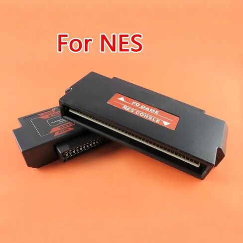 60Pin إلى 72Pin محول مع غلاف الإسكان لنظام وحدة التحكم NES بطاقة الألعاب خرطوشة محول استبدال الجزء in Kuwait