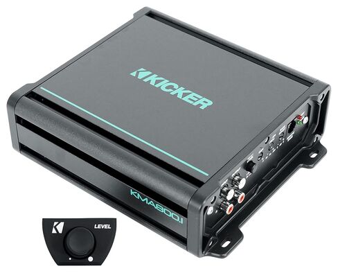 KICKER 48KMA8001 800 Watt 1-Ohm Marine/Boat Mono Amplifier Bundle with KICKER 48KMBLC Wired Bass Level Controller for KMA.1 and KXMA.5 Amps in Saudi Arabia