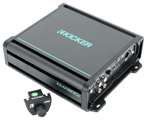 KICKER 48KMA8001 800 Watt 1-Ohm Marine/Boat Mono Amplifier Bundle with KICKER 48KMBLC Wired Bass Level Controller for KMA.1 and KXMA.5 Amps in Saudi Arabia