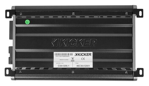 KICKER 46CXA12001T CXA1200.1 1200 Watt RMS Mono Class D Car Stereo Amplifier Bundle with Rockville RWK21 2 Gauge Amp Installation Kit ANL Fuse Holder 100% Copper RCA in Saudi Arabia