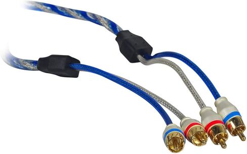 حزمة Sundown Audio SIA-3500D V2: مضخم صوت السيارة الذكي بقوة 3500 وات RMS Mono 1-Ohm مع مروحة تبريد ثلاثية السرعات، RWK0CU 0 AWG 100% مجموعة أسلاك تركيب مكبر الصوت الكامل من النحاس، قطعتان in Kuwait