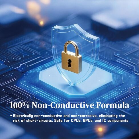 15 W/mK 100 x 100 x 0.5 mm Tear-Resistant Thermal Pad, Non Conductive Thermal Pads with Reusability, Double-Sided Self-Adhesive Thermal Pads GPU for CPU/PS4/PS5/PC/RAM/Laptop/SSD in Kuwait