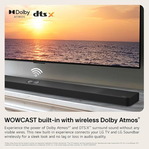 LG S95AR 9.1.5 ch. Home Theater Soundbar with Wireless Subwoofer, Dolby Atmos Audio, TV Synergy, Wow Interface, AI Room Calibration (2025 Model) in Saudi Arabia