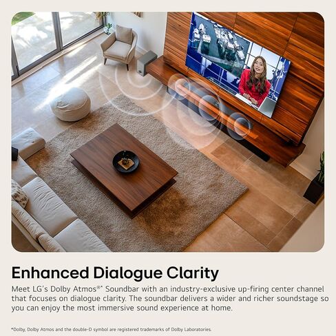 LG S95AR 9.1.5 ch. Home Theater Soundbar with Wireless Subwoofer, Dolby Atmos Audio, TV Synergy, Wow Interface, AI Room Calibration (2025 Model) in Saudi Arabia