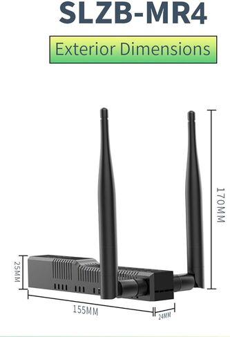 SMLIGHT SLZB-MR4U - منسق بوابة Zigbee 3.0 إلى Ethernet وUSB وواي فاي مع PoE، بوابة عالمية لمساعد المنزل / Zigbee2MQTT/ZHA، محول USB Zigbee 3.0 اللاسلكي in Saudi Arabia