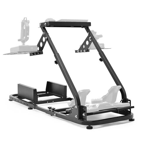 Anman Flight Racing Sim Stand Fit for Logitech G920 X52 G PRO,for Thrustmaster T16000 T248x T80 T300, Flight racing dual-use simulator cockpit, Electronics Not Included in Saudi Arabia