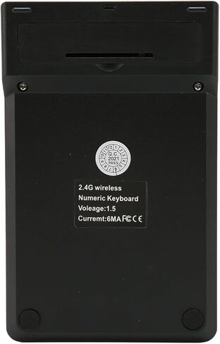 2.4G Wireless Numeric Keypad, Chocolate Keys Plug & Play 18 Keys Number Numpad, Ideal for Bank Accountant in Saudi Arabia