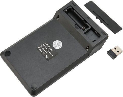 2.4G Wireless Numeric Keypad, Chocolate Keys Plug & Play 18 Keys Number Numpad, Ideal for Bank Accountant in Saudi Arabia