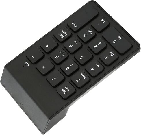 2.4G Wireless Numeric Keypad, Chocolate Keys Plug & Play 18 Keys Number Numpad, Ideal for Bank Accountant in Saudi Arabia