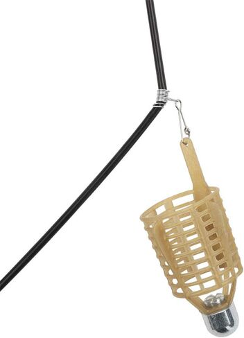 Lightweight 4Pcs Fishing Lure Cage Bait Trap Basket Feeder for Carp Fishing Tackle Accessories 30g in Saudi Arabia