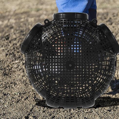 VICASKY EEL Basket Shrimp Trap Crawfish Trap Black Plastic Fishing Bait Cage Portable Fish Catcher for Freshwater Fishing and Crustacean Trapping in Saudi Arabia