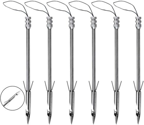 15PCS Fish Shooting Darts Slingshot Arrows Stainless Steel Fishing Arrowheads Dartfor Fishing Slingshot Darts in Saudi Arabia
