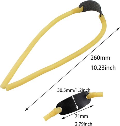 2PCS Elastic Rubber Tubular Slingshot Replacement Band Heavy Duty Tension Suitable for Outdoor Hunting and Shooting Practice in Saudi Arabia