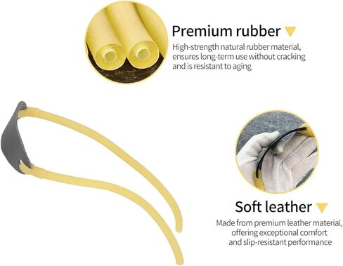 2PCS Elastic Rubber Tubular Slingshot Replacement Band Heavy Duty Tension Suitable for Outdoor Hunting and Shooting Practice in Saudi Arabia