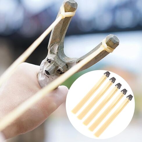 Gosknor 5pcs Flat Catapult Bands, 2mm Thickened High Elasticity Replacement Rubber Bands Heavy Duty Wrist Rocket Bungee Hunting Parts for Outdoor Activities in Saudi Arabia