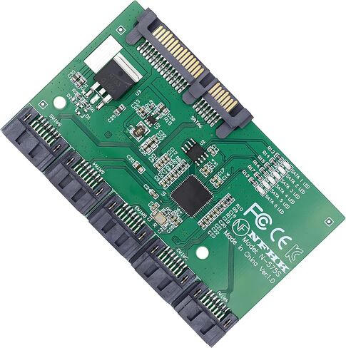 SATA 3.0 6Gbps SSD 1 إلى 5 منافذ الفاصل مهايئ توزيع محول PM منفذ مضاعف محدد JMB575 شرائح in Saudi Arabia