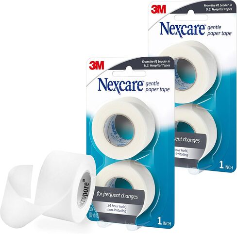 Nexcare Gentle Paper Tape 1 Inch X 10 Yards, 2 ea (Pack of 2) in Kuwait