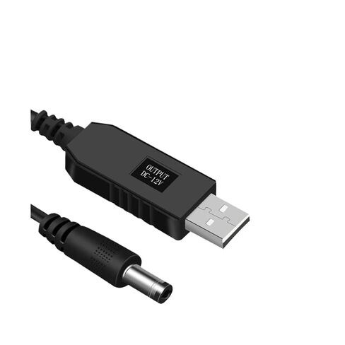 موصل كابل W/i/Fi إلى Powerbank تيار مستمر 5 فولت 12 فولت USB محول تعزيز الطاقة سلك تصاعدي لمروحة مودم (كابل 9 فولت) in Kuwait
