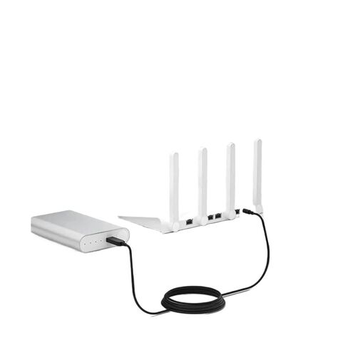 موصل كابل W/i/Fi إلى Powerbank تيار مستمر 5 فولت 12 فولت USB محول تعزيز الطاقة سلك تصاعدي لمروحة مودم (كابل 9 فولت) in Kuwait